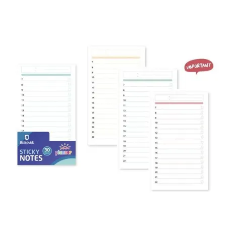 Notas Planner Adhesivas Horario Diario