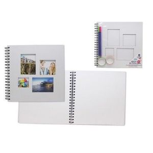 ALBUM FOTOS CON TAPA MARCOS 25X25CM - 20 HOJAS