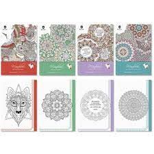 LIBRO COLOREAR MANDALAS 32H A4 C/PEGATINAS