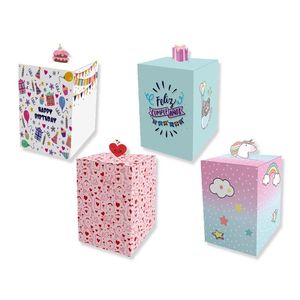 CAJA REGALO RECTANGULAR TODO-TIEMPO PLEGABLE