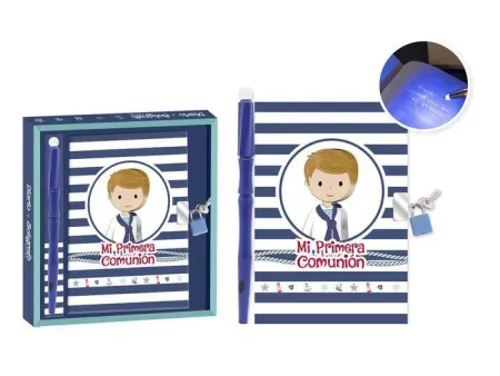 Set Diario Secreto Niño mi Primera Comunion