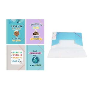 CARPETA A4 PP C/GOMAS Y SOLAPAS COCO LOCO BISMARK