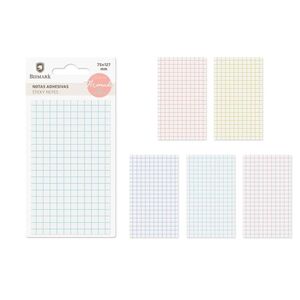 NOTAS TRANSLUCIDO CUADRICULADO COLORES