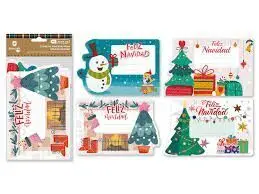 Etiquetas Adhesivas Regalo Navidad