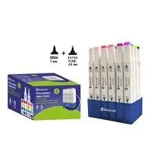 Rotuladore Doble Punta 24 Colores Brush+0,4