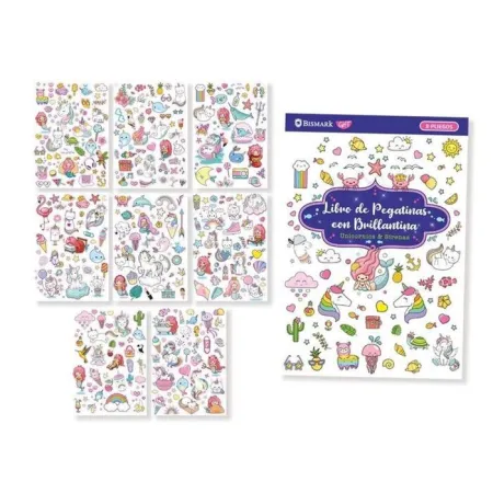 Libro de Pegatinas con Glitter