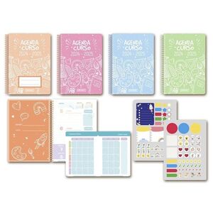 AGENDA ESCOLAR 4º S/V 24-25 SCHOOL COLORES