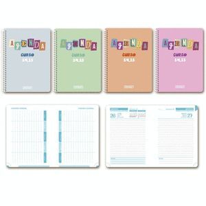AGENDA ESCOLAR 8º D/P 24-25 COOL PP COLORES