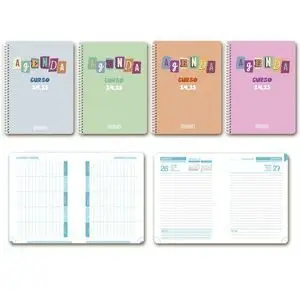 Agenda Escolar 8º D/P 24-25 Cool Pp Colores