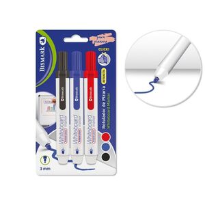 ROTULADOR PIZARRA RETRACTIL 3 COLORES BISMARK