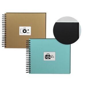 ALBUM FOTOS 28X34CM 25H NEGRAS ADHESIVAS BISMARK