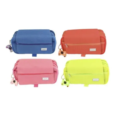 Portatodo Triple Grande C/Solapa Colores