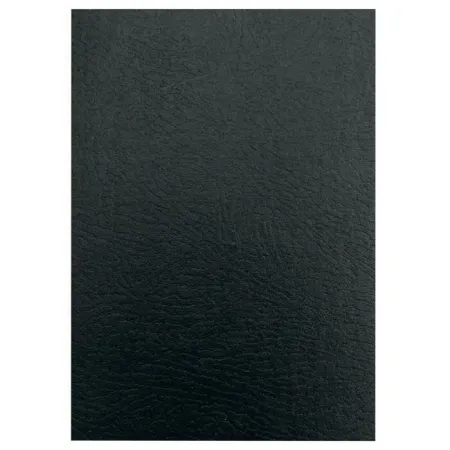 Cubierta A4 Carton Gofrado 750Gr Negro 50Ud Gbc