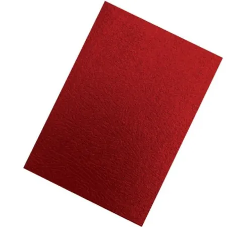 Cubierta A4 Carton Gofrado Carton Rojo 50Ud Dhp