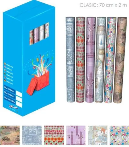 Papel de Regalo 70X200Cm