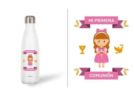 Botella Termica 500Ml Comunion Niña 001