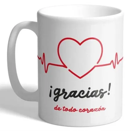 Taza Gracias de Todo Corazon