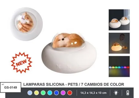 Lampara Silicona Mascotas Gs-0149
