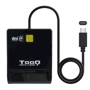 LECTOR EXTERNO DNI-E TOOQ USB TIPO C NEGRO