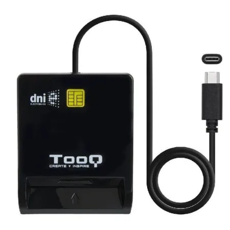 Lector Externo Dni-E Tooq Usb Tipo C Negro