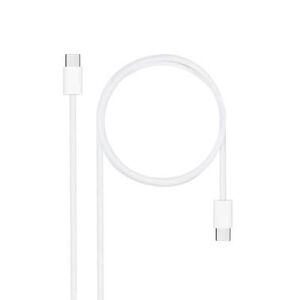 CABLE USB 2.0 3A TIPO USB-C/USB-C 2M BLANCO