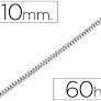 ESPIRAL METALICO P.56 4:1 10MM 200UD