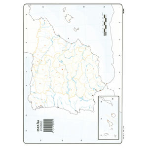 MAPA MUDO ESPAÑA POLÍTICO UD
