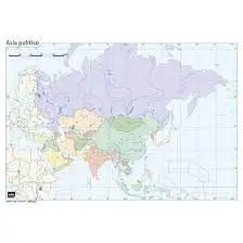 Mapa Mudo Asia Politico ud