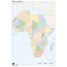 MAPA MUDO AFRICA POLITICO