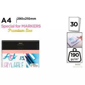 BLOC DIBUJO A4 30H 190GR MP