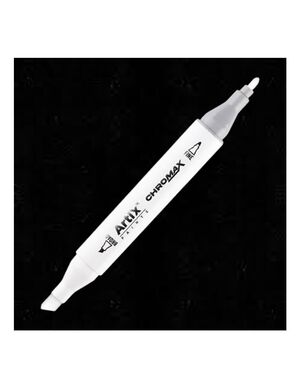 ROTULADOR ALCOHOL DOBLE PUNTA ARTIX COOL NEGRO 120