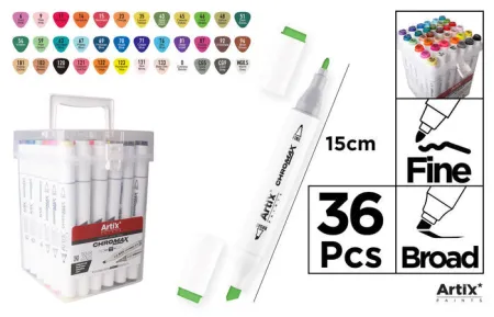 Rotulador Doble Punta Bocetos 36 uds