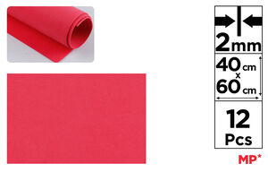 GOMA EVA 40 X 60 CM ROJO