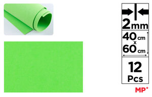 GOMA EVA 40 X 60 CM VERDE CLARO
