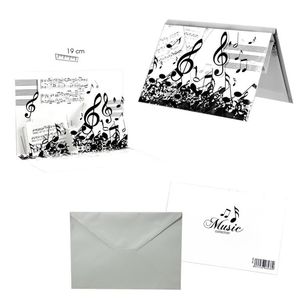 TARJETA POSTAL MUSICA