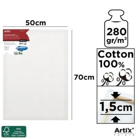 Lienzo Artix 50X70X3,5Cm 380Gr Algodon