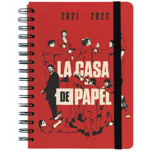 AGENDA ESCOLAR 2021/2022 A5 SV 12 MESES LA CASA DE PAPEL