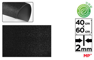 GOMA EVA PURPURINA BIOD. 40X60 NEGRO