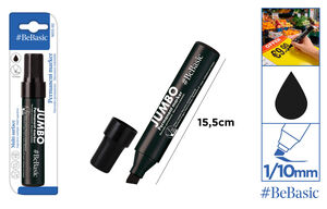 MARCADOR PERMANENTE NEGRO BEBASIC