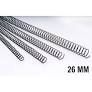ESPIRAL METALICA 5:1 26MM NEGRA 100UD