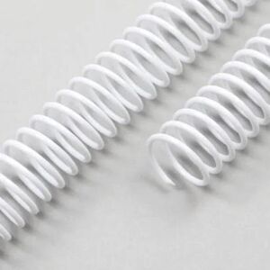 ESPIRAL PLASTICO 6:1 12MM BLANCO 100 UD