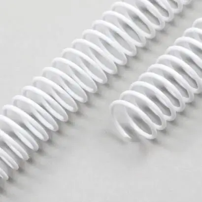 Espiral Plastico 6:1 12Mm Blanco 100 ud
