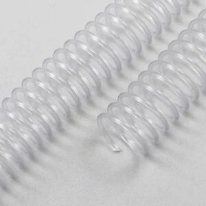ESPIRAL PLASTICO 4:1 12MM TRANSPARENTE 100UD