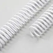 Espiral Plastico 6:1 24Mm Blanco 50Ud