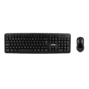 TECLADO Y RATON NILOX USB NEGRO