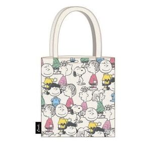 BOLSA DE TELA ALGODON RECICLABLE SNOOPY Y SUS AMIGOS