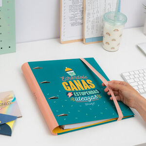 CARPETA CON ANILLAS - ECHÁNDOLE GANAS Y ESTUPENDAS IDEAZAS