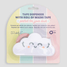 TAPE DISPENSER + STICKY TAPE - CLOUD