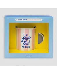 TAZA ROSA - UN GRAN DIA POR DELANTE