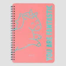 LIBRETA A4 - UNICORN PINK - YOU ARE FANTASTIC